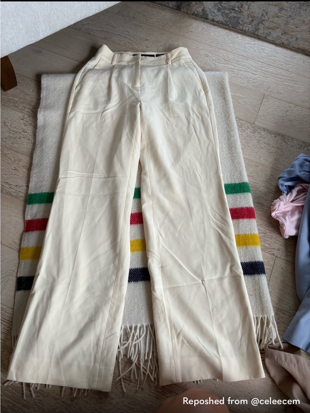 RW&CO. Black Straight-Leg Dress Trousers